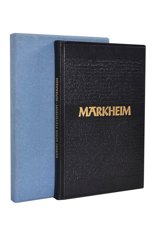 15 original etchings by Hubert Sommerauer; publisher's black textured leather binding lettered in gilt, slip-case, a fine copy. Wolfram Benda's Bear Press.