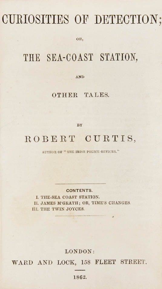 Curiosities of Detection;