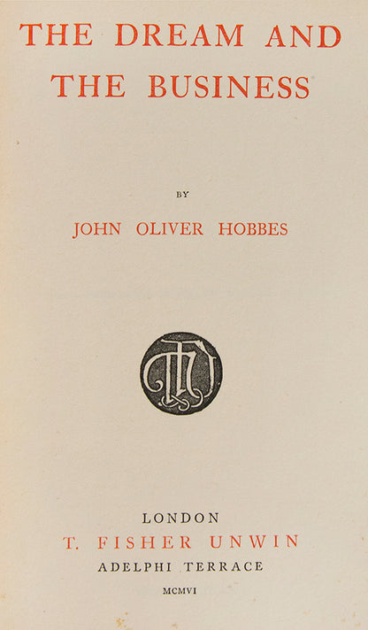 The first edition of Hobbes' last work, as she died unexpectedly that same year. This copy in the incredibly rare dust-jacket.