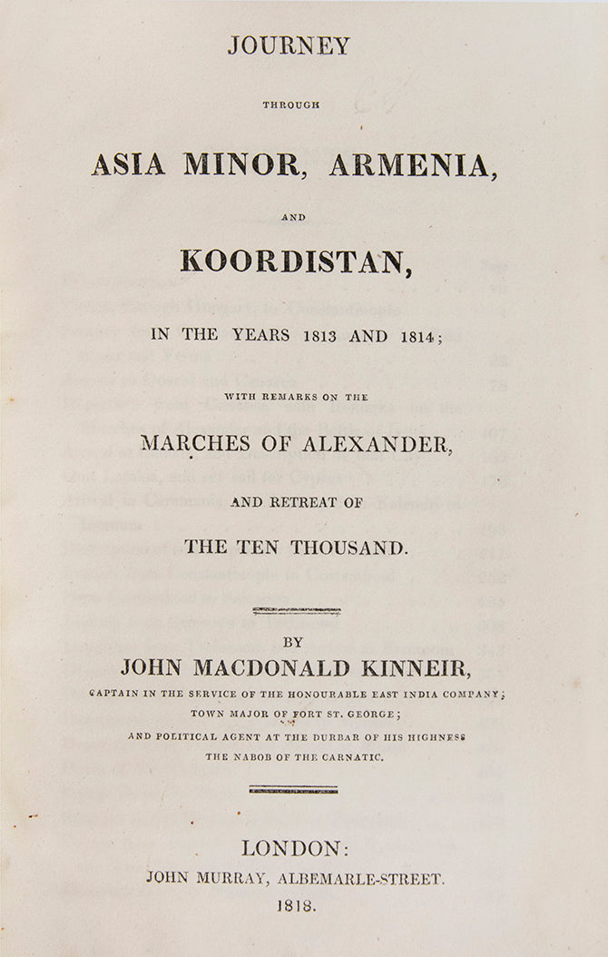 Constantinople, crossing Asia Minor and visiting Cyprus. Thence he crossed back over Asia minor to the Black Sea and Trebizond, continuing thorough Armenia