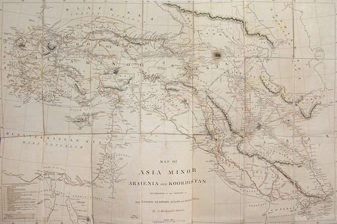 Constantinople, crossing Asia Minor and visiting Cyprus. Thence he crossed back over Asia minor to the Black Sea and Trebizond, continuing thorough Armenia
