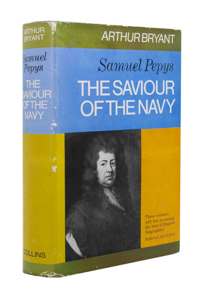 An exceptional assocation copy of Arthur Bryant's three volume biography of Samuel Pepys, each volume inscribed to Prime Minister Harold Wilson.