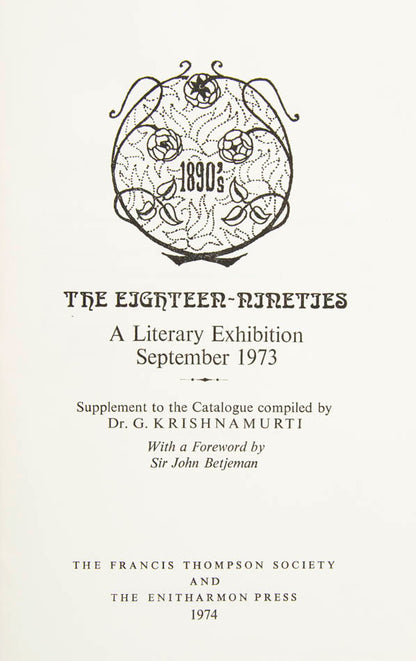 Inscribed by Betjeman to the poet Mary Wilson, wife of the Prime Minister Harold Wilson, later Lord Wilson of Rievaulx