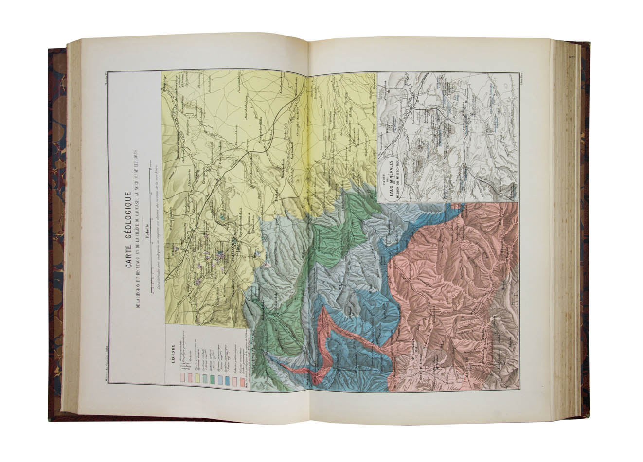 A rare and interesting work on the spa towns of the Caucasus. The plates show plans for fountains, bathing houses and pumping stations.