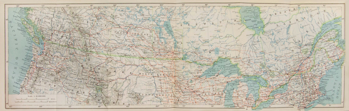 First mention of the Grand Trunk Pacific Railway (incorporated in 1903), as yet only partly constructed.<br />