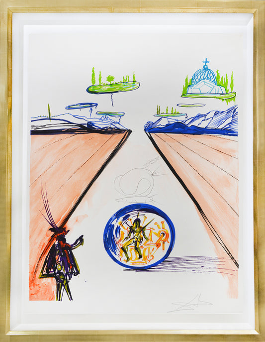 Colour lithograph with screenprint and etching.