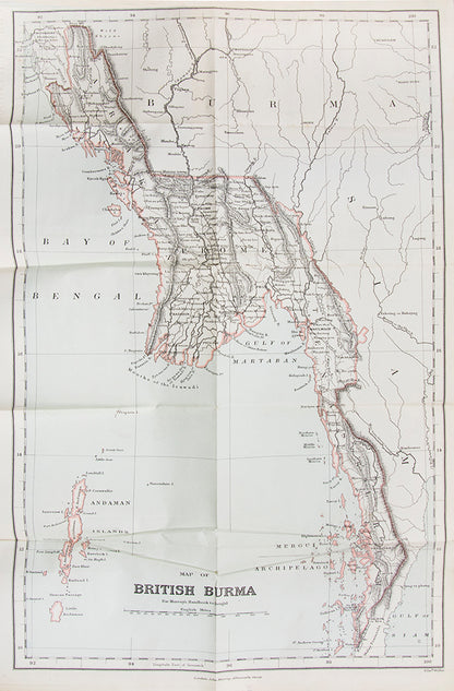 A rare handbook which also includes Burma and the North West Provinces.