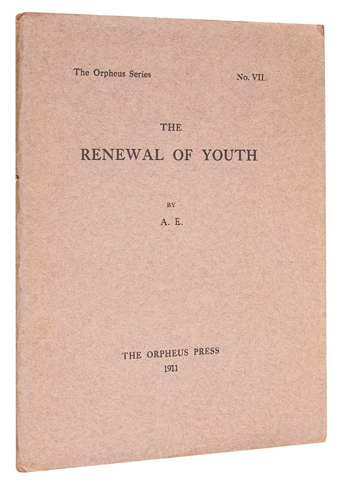 A first impression of the first edition of George Russell's Renewal of Youth, published in London in 1911.