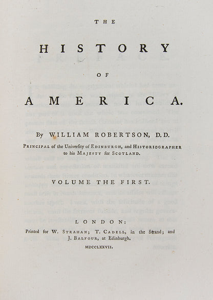 This part forms books 9-10 of The History of America and consists of the History of Virginia and The History of New England. 
