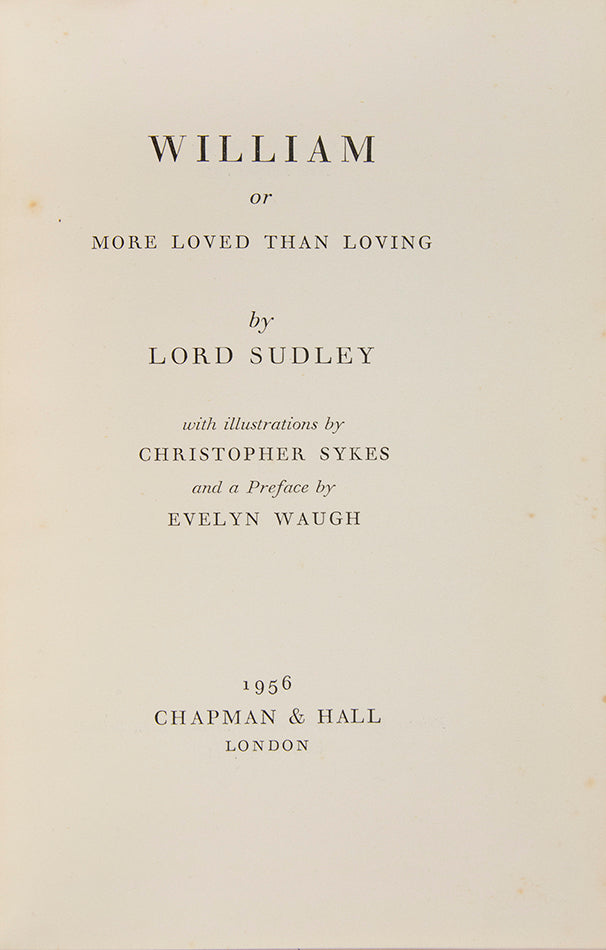 William or More Loved than Loving...