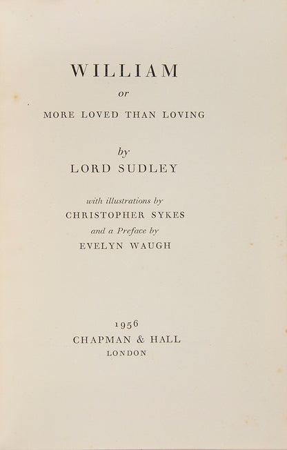 William or More Loved than Loving...