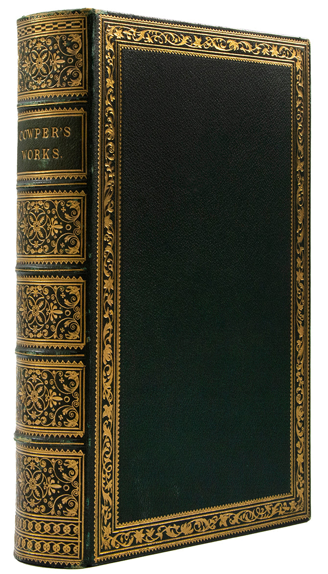 portrait frontispiece of the poet after Romney, additional pictorial title and 4 further plates after J. Gilbert,  mid-twentieth century full morocco