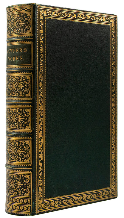 portrait frontispiece of the poet after Romney, additional pictorial title and 4 further plates after J. Gilbert,  mid-twentieth century full morocco