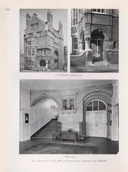 complete run up to 1977 of the monumental survey carried out by the London County council (later GLC), to record all the historic buildings