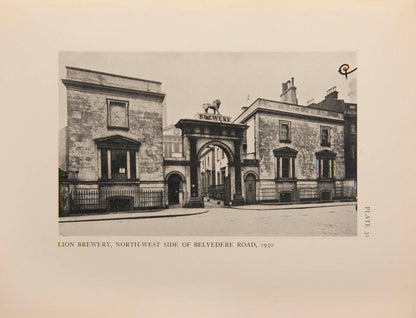 complete run up to 1977 of the monumental survey carried out by the London County council (later GLC), to record all the historic buildings