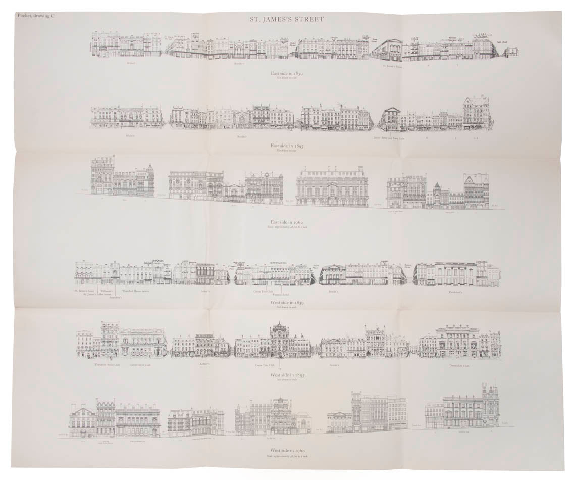 complete run up to 1977 of the monumental survey carried out by the London County council (later GLC), to record all the historic buildings