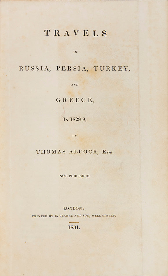 travels through the region at the time of the Russo-Turkish War. The section on Greece includes information on the principal figures of the Revolution.
