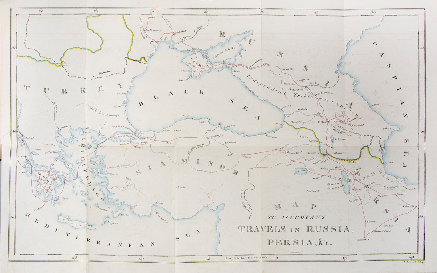 travels through the region at the time of the Russo-Turkish War. The section on Greece includes information on the principal figures of the Revolution.