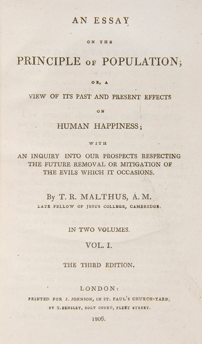 important influence on both Darwin and Wallace in their formulation of the concept of natural selection.