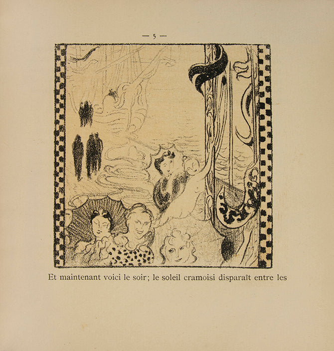 A splendid example of this important illustrated work, claimed by numerous artistic movements over the years, including Symbolism and Art Nouveau.