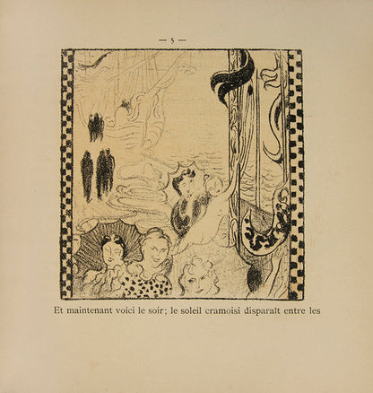 A splendid example of this important illustrated work, claimed by numerous artistic movements over the years, including Symbolism and Art Nouveau.