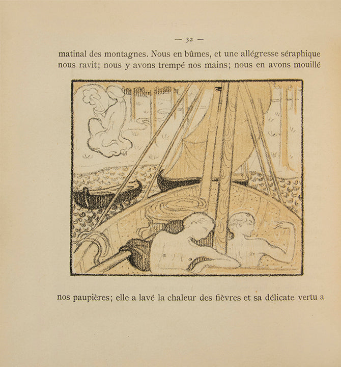 A splendid example of this important illustrated work, claimed by numerous artistic movements over the years, including Symbolism and Art Nouveau.