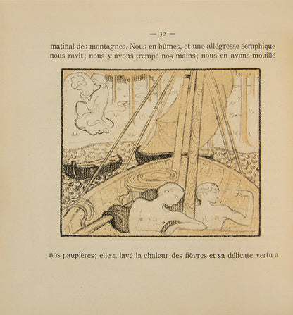 A splendid example of this important illustrated work, claimed by numerous artistic movements over the years, including Symbolism and Art Nouveau.