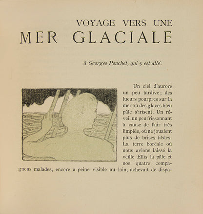 A splendid example of this important illustrated work, claimed by numerous artistic movements over the years, including Symbolism and Art Nouveau.