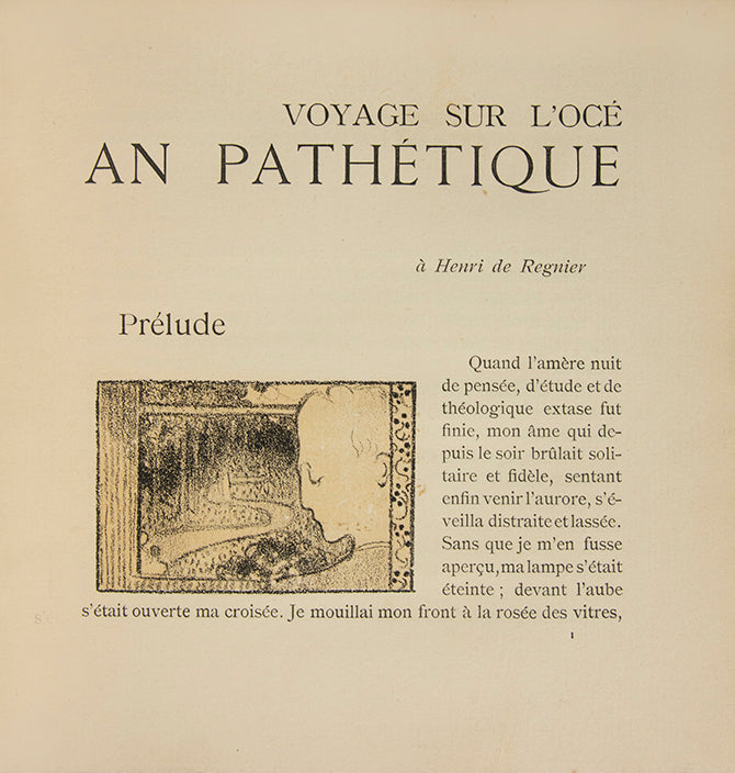 A splendid example of this important illustrated work, claimed by numerous artistic movements over the years, including Symbolism and Art Nouveau.