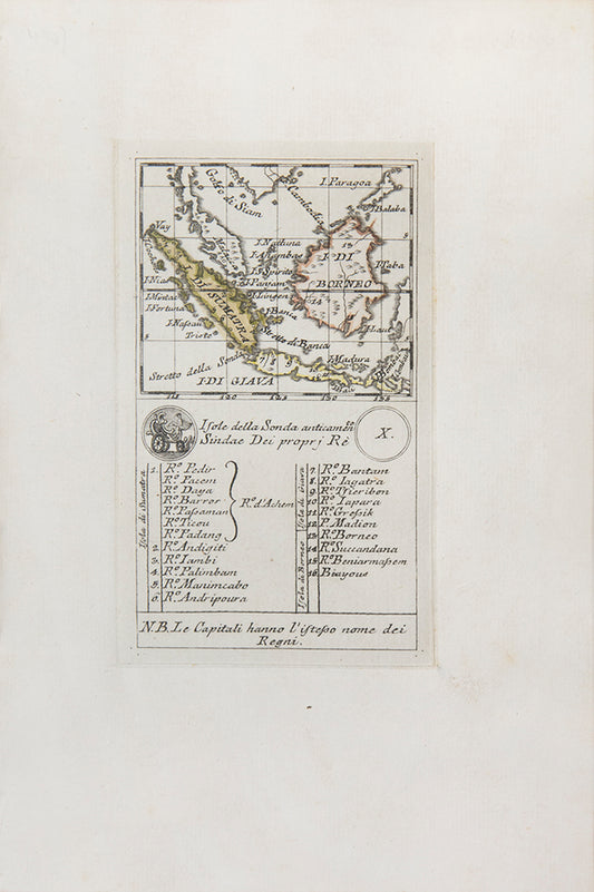 [Malay Peninsula] Isole della Sonda anticamente Sindae Dei propri Rè.