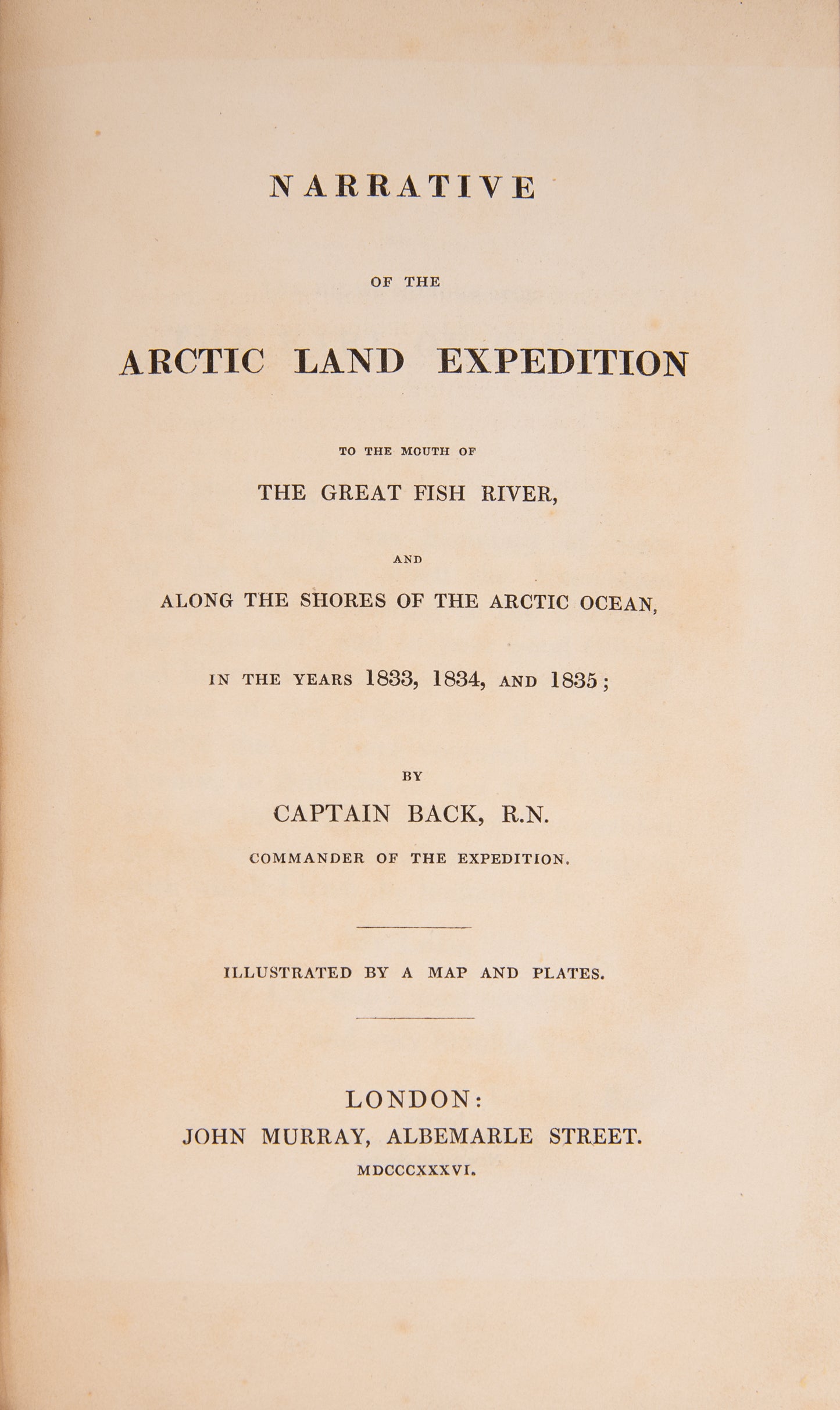 Narrative of the Arctic Land Expedition