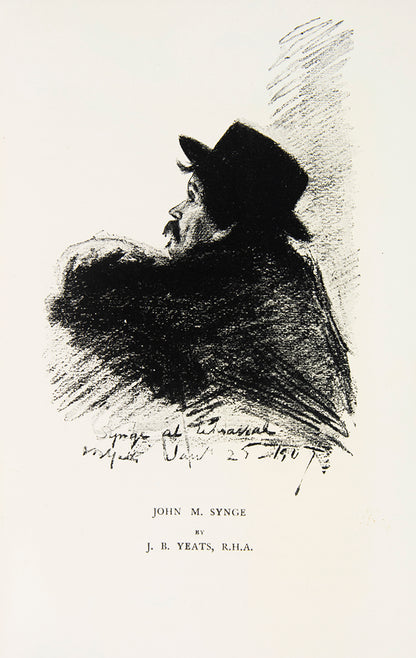 The portraits present are of Whistler (by Simpson), John M. Synge (by Yeats), Max Beerbohm (by Lovat Fraser), Walt Whitman (by Gordon Craig).