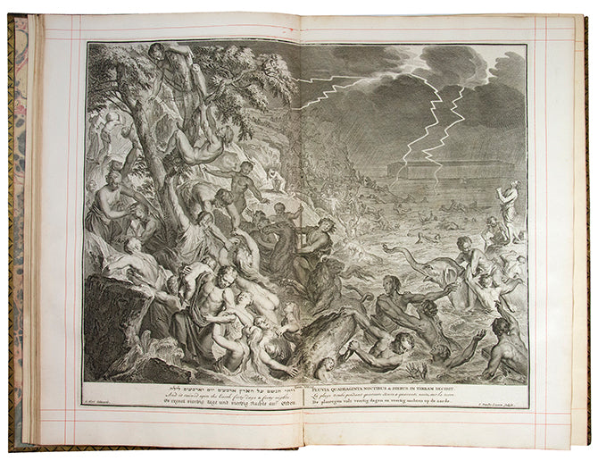 A fine copy of Thomas Baskett's 1751 edition of the Holy Bible, from the library of the second Duke of Newcastle.