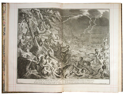 A fine copy of Thomas Baskett's 1751 edition of the Holy Bible, from the library of the second Duke of Newcastle.