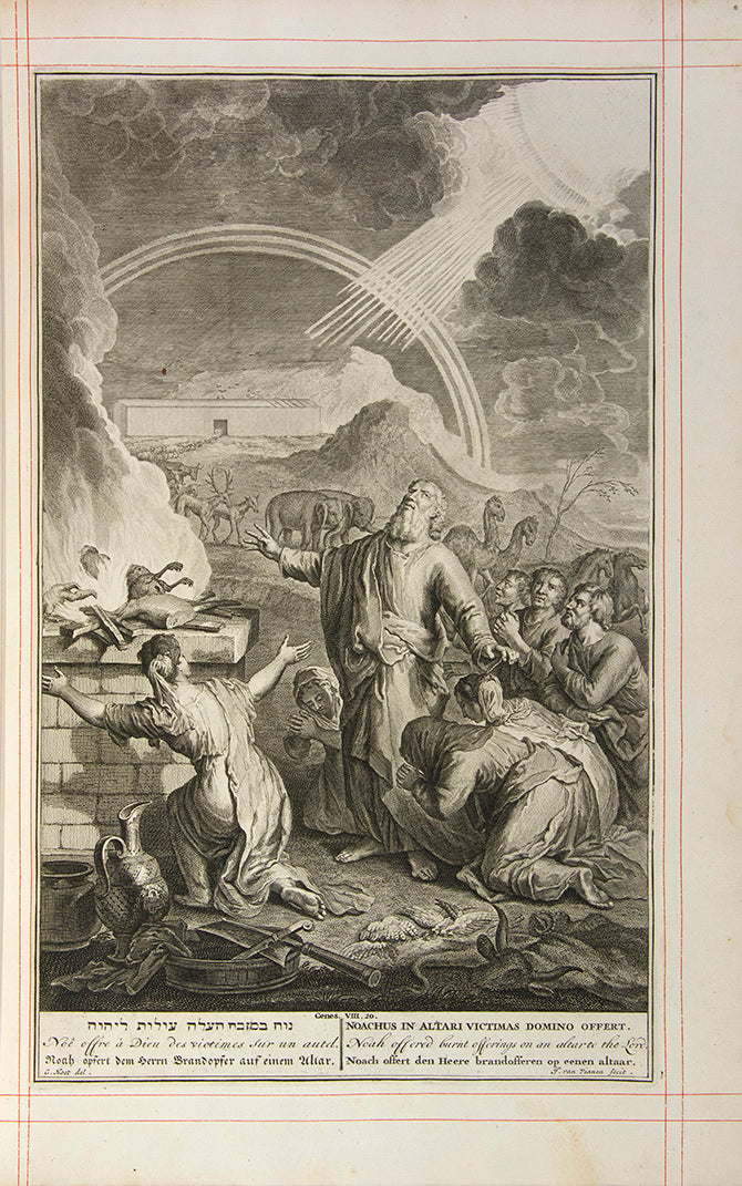 A fine copy of Thomas Baskett's 1751 edition of the Holy Bible, from the library of the second Duke of Newcastle.