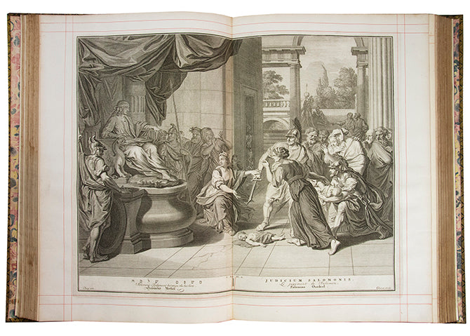 A fine copy of Thomas Baskett's 1751 edition of the Holy Bible, from the library of the second Duke of Newcastle.