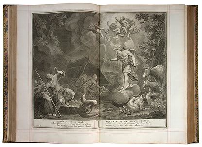A fine copy of Thomas Baskett's 1751 edition of the Holy Bible, from the library of the second Duke of Newcastle.