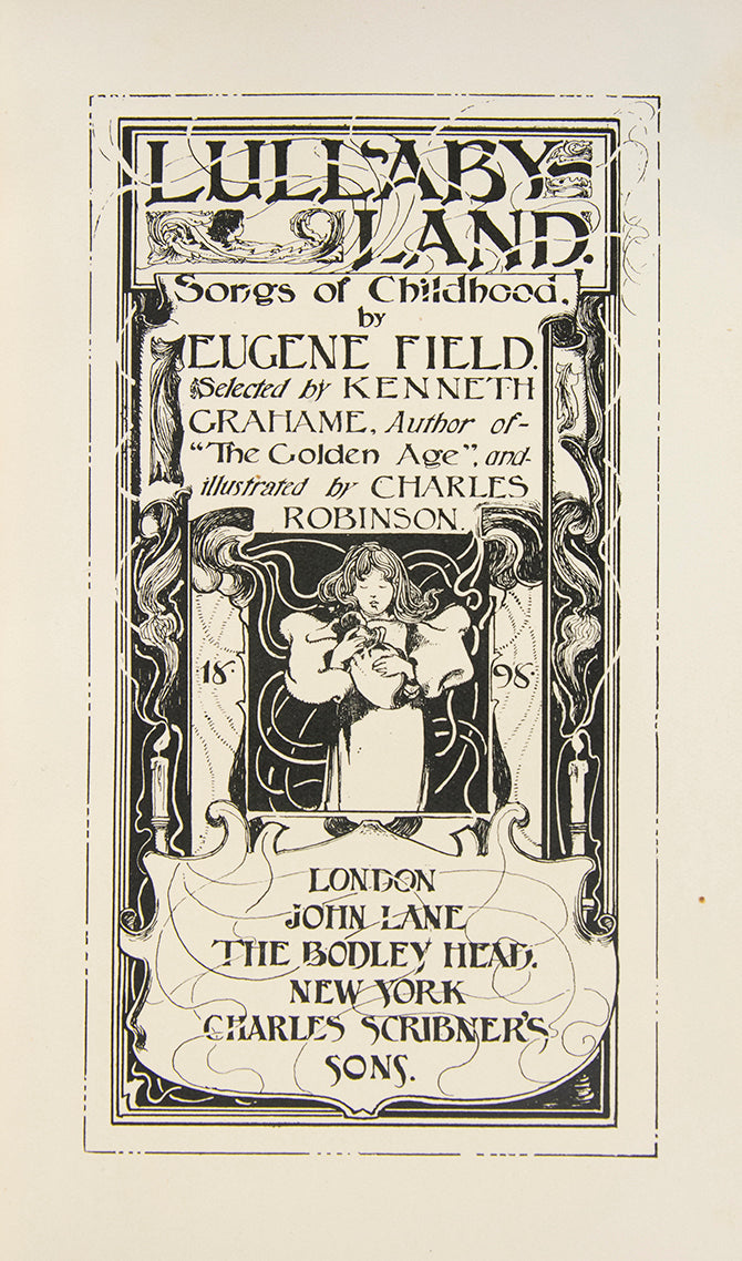 A pleasant gift-book for children, compiled from the works of Eugene Field by Kenneth Grahame (of The Wind in the Willows fame). 