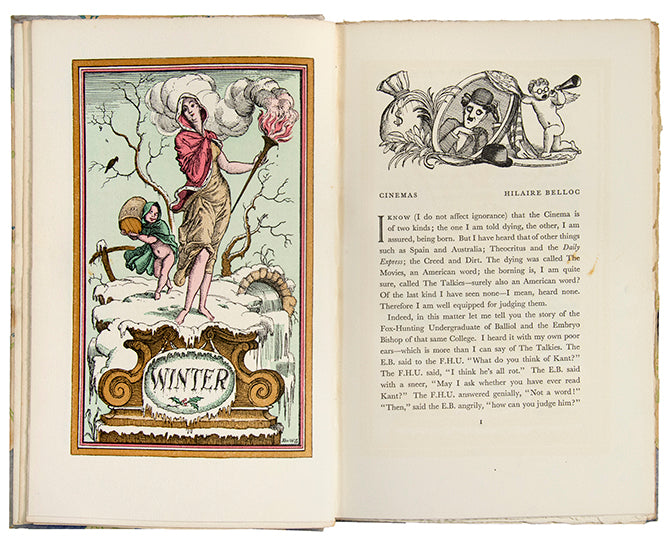 An important association copy of this lovely book by Rex Whistler, presented to patron of the arts Lady Juliet Duff, with charming colour plates.