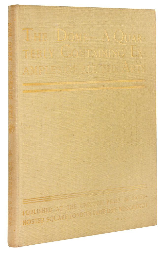 A very good example of the special issue of the first volume of this important eighteen-nineties periodical. One of 100 copies on hand-made paper.