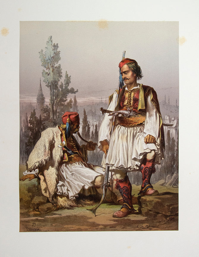 Superb evocative plates of Constantinople, its people and their customs.