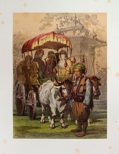 Superb evocative plates of Constantinople, its people and their customs.