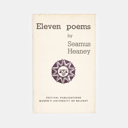 First edition of Heaney's rare first published work, with the notice for his 'first book of poems, Death of a Naturalist' to be published in Spring 1966.