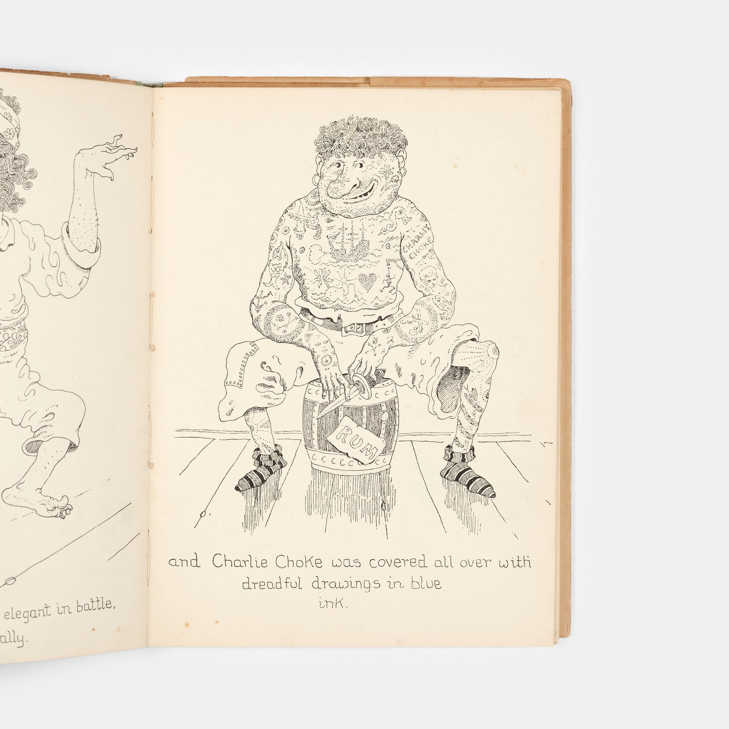 Captain Slaughterboard Drops Anchor is Mervyn Peake's first book and it is of considerable scarcity.  Published by Country Life in 1939.