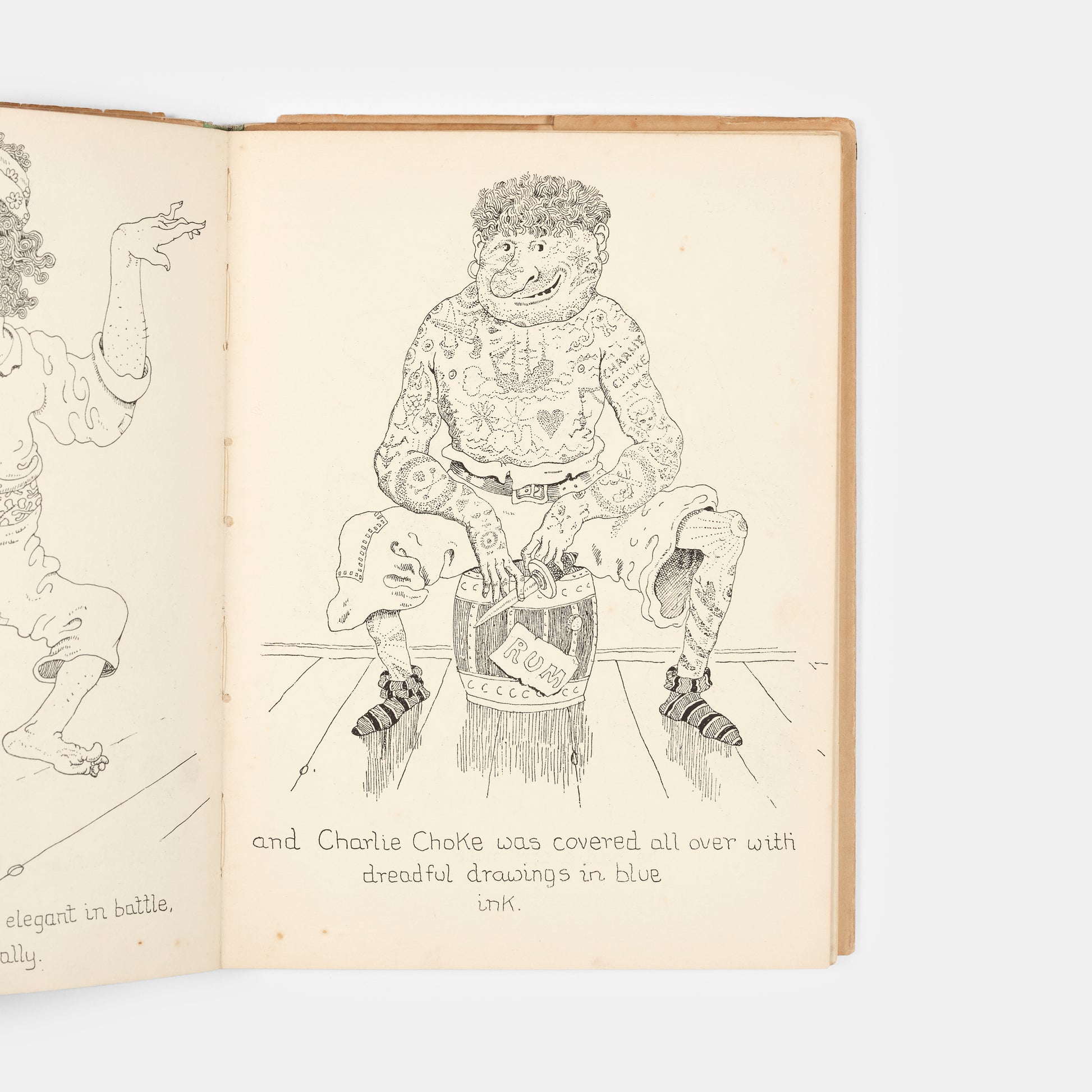 Captain Slaughterboard Drops Anchor is Mervyn Peake's first book and it is of considerable scarcity.  Published by Country Life in 1939.