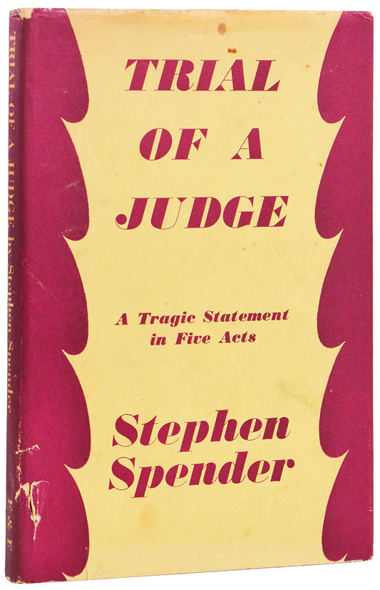 Inscribed first edition of Spender's first play, an expressionist, anti-fascist drama in verse, inscribed at the end of its initial run at Unity Theatre.