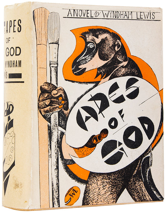 The first edition of The Apes of God by Wyndham Lewis, one of 750 copies signed by the author. 
