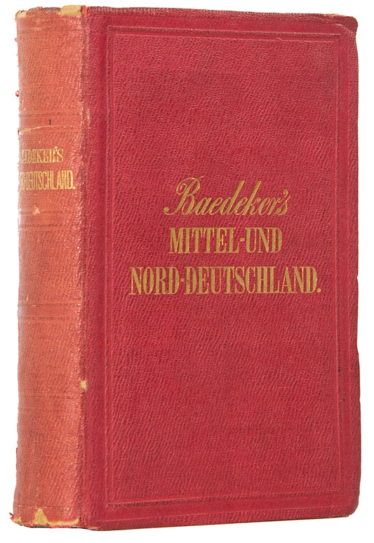 A scarce edition covering North-eastern Germany. Plans include Berlin, Leipzig and Copenhagen.