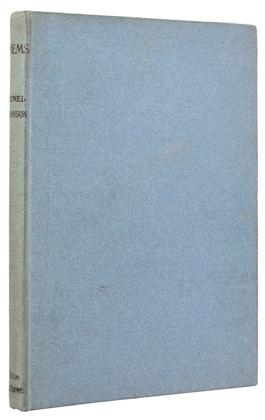Attractive 1890s production, designed by the architect Herbert Horne,printed by the Chiswick Press, difficult to find in such near fine condition.