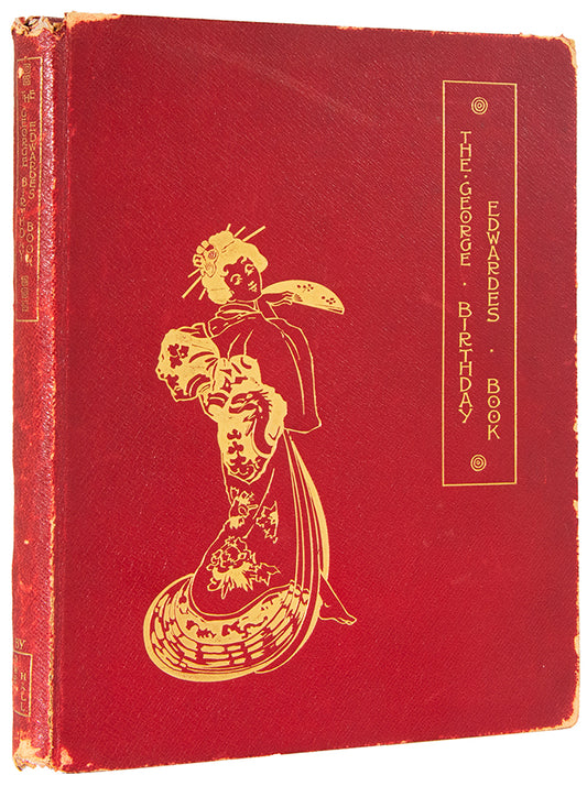 An intriguing eighteen-nineties production of a theatrical bent, a diary, interspersed with plates featuring actors, often in Japanese character.